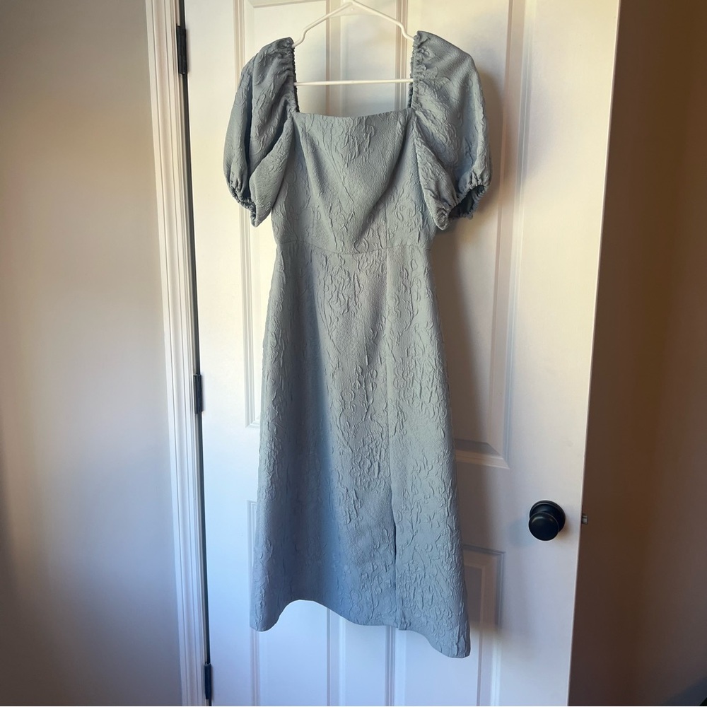 Sachin + Babi Sky Blue Textured Dress